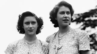 Princess Elizabeth and her sister Princess Margaret