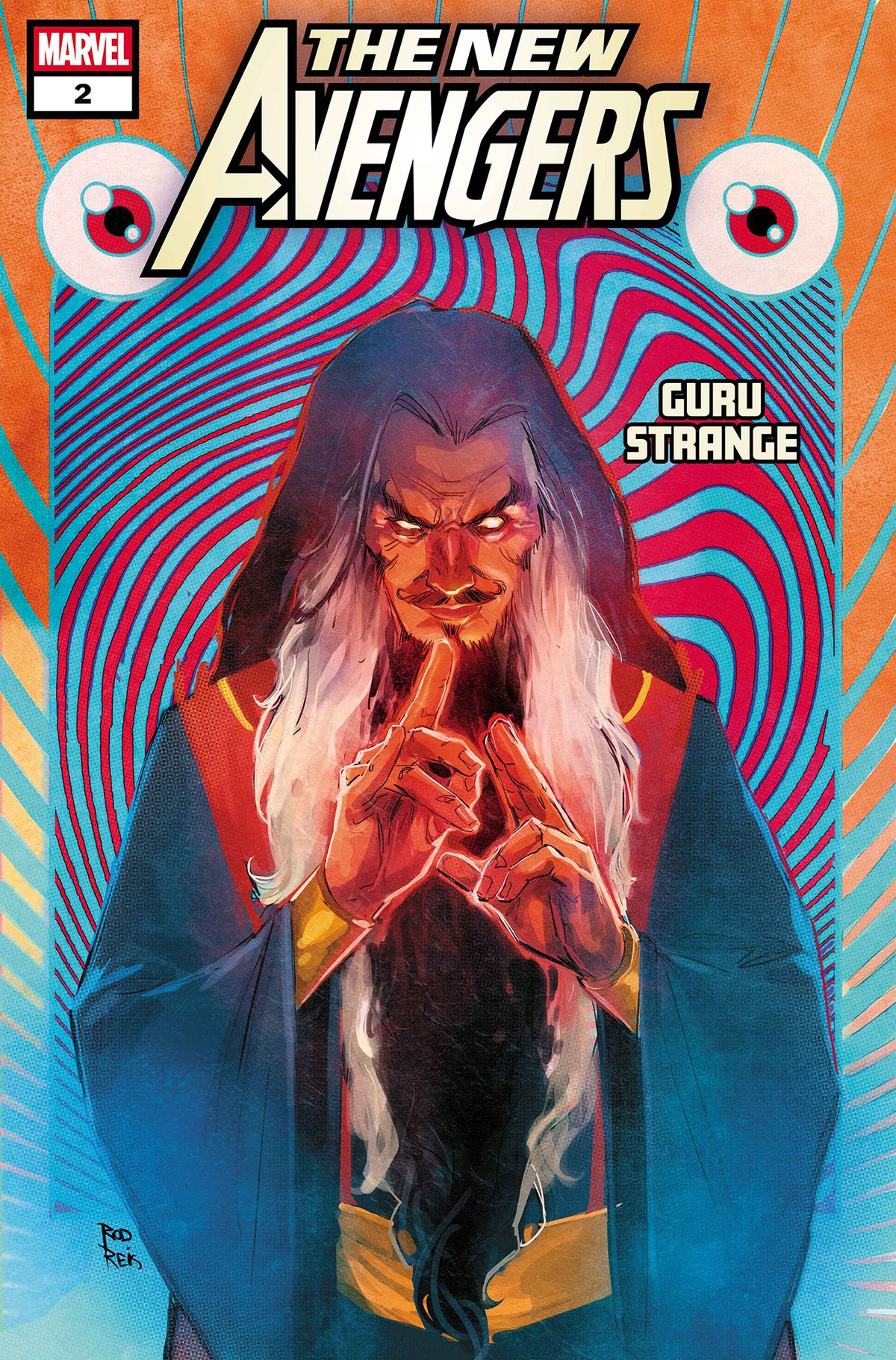 The New Avengers #1 cover revealing Guru Strange