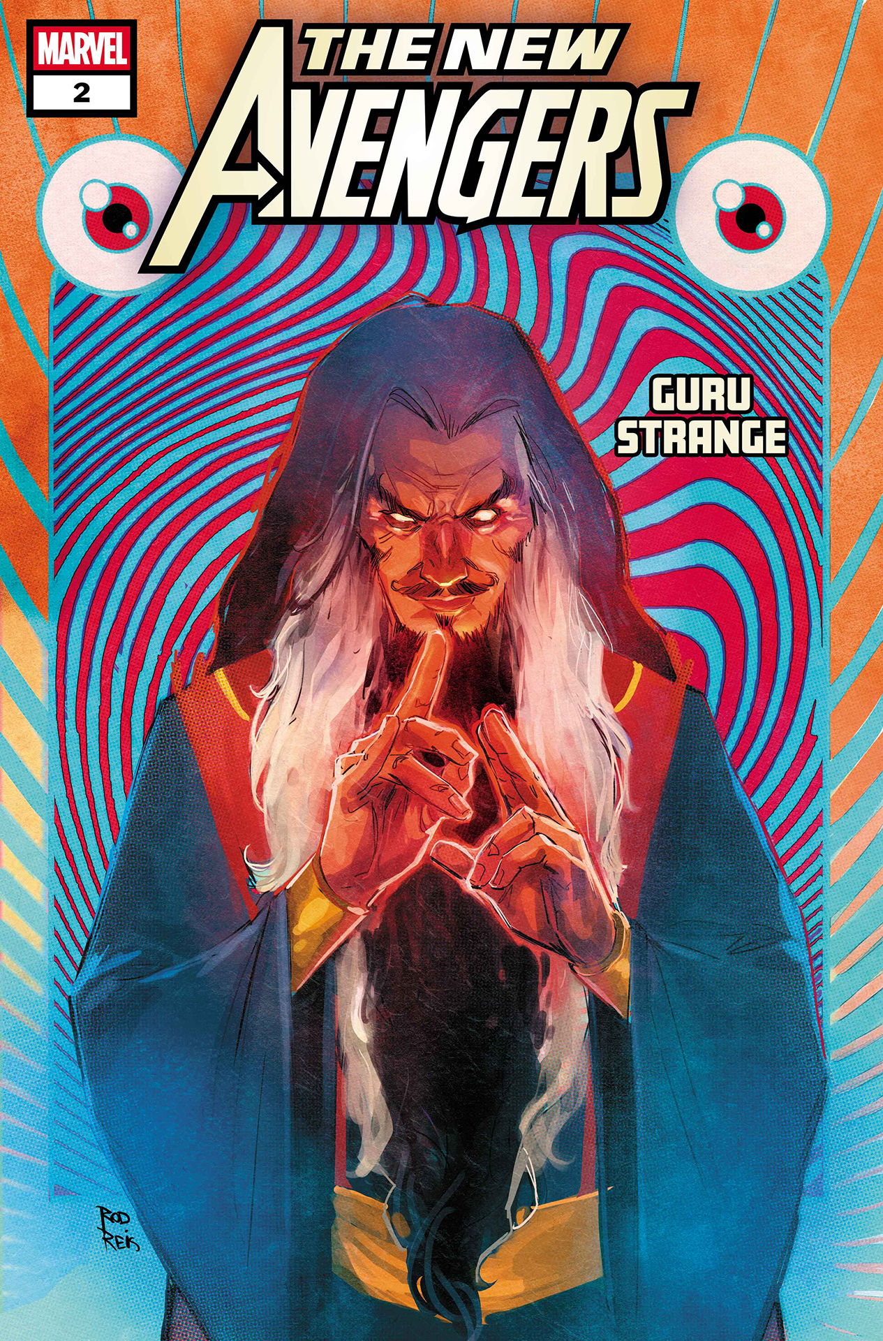 The New Avengers #1 cover revealing Guru Strange