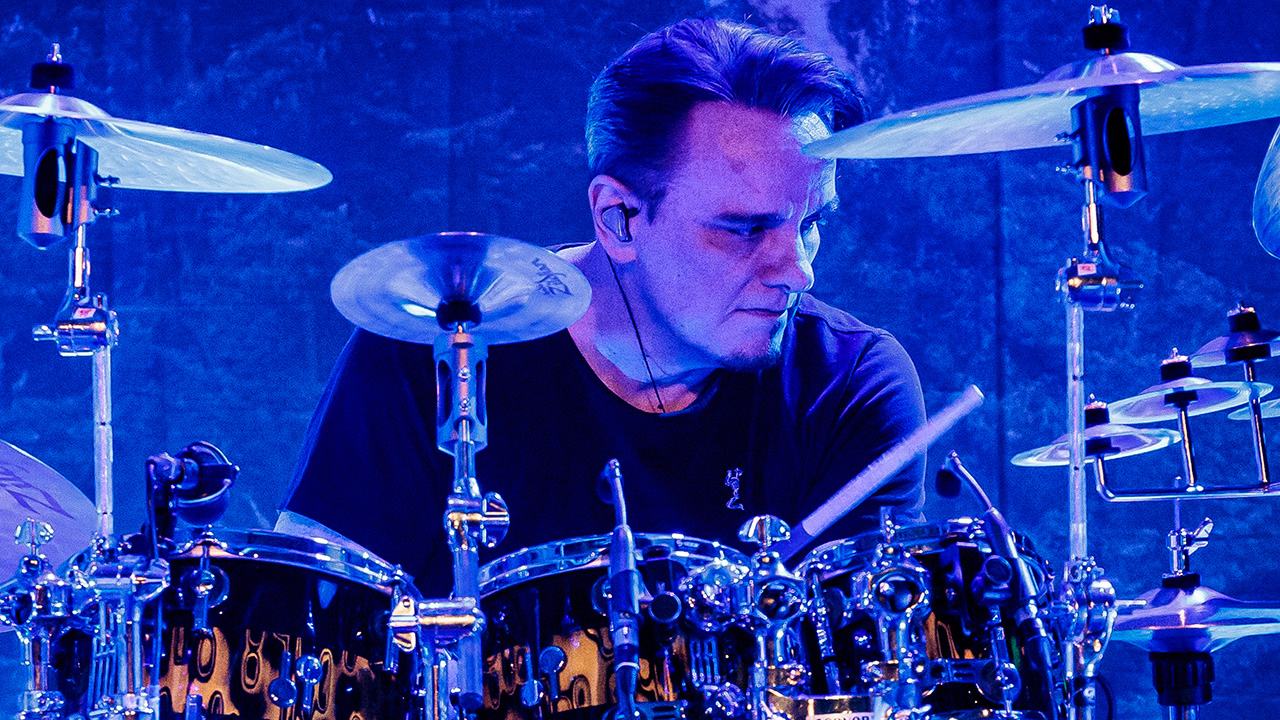 Gavin Harrison of The Pineapple Thief performs at Alcatraz on March 07, 2024 in Milan, Italy. (Photo by Sergione Infuso/Corbis via Getty Images)