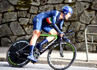 Adriano Malori on stage twenty-one of the 2014 Tour of Spain