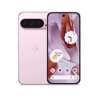 The Google Pixel 9 Pro in pink