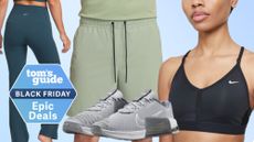 Black Friday Nike fitness apparel deals collage