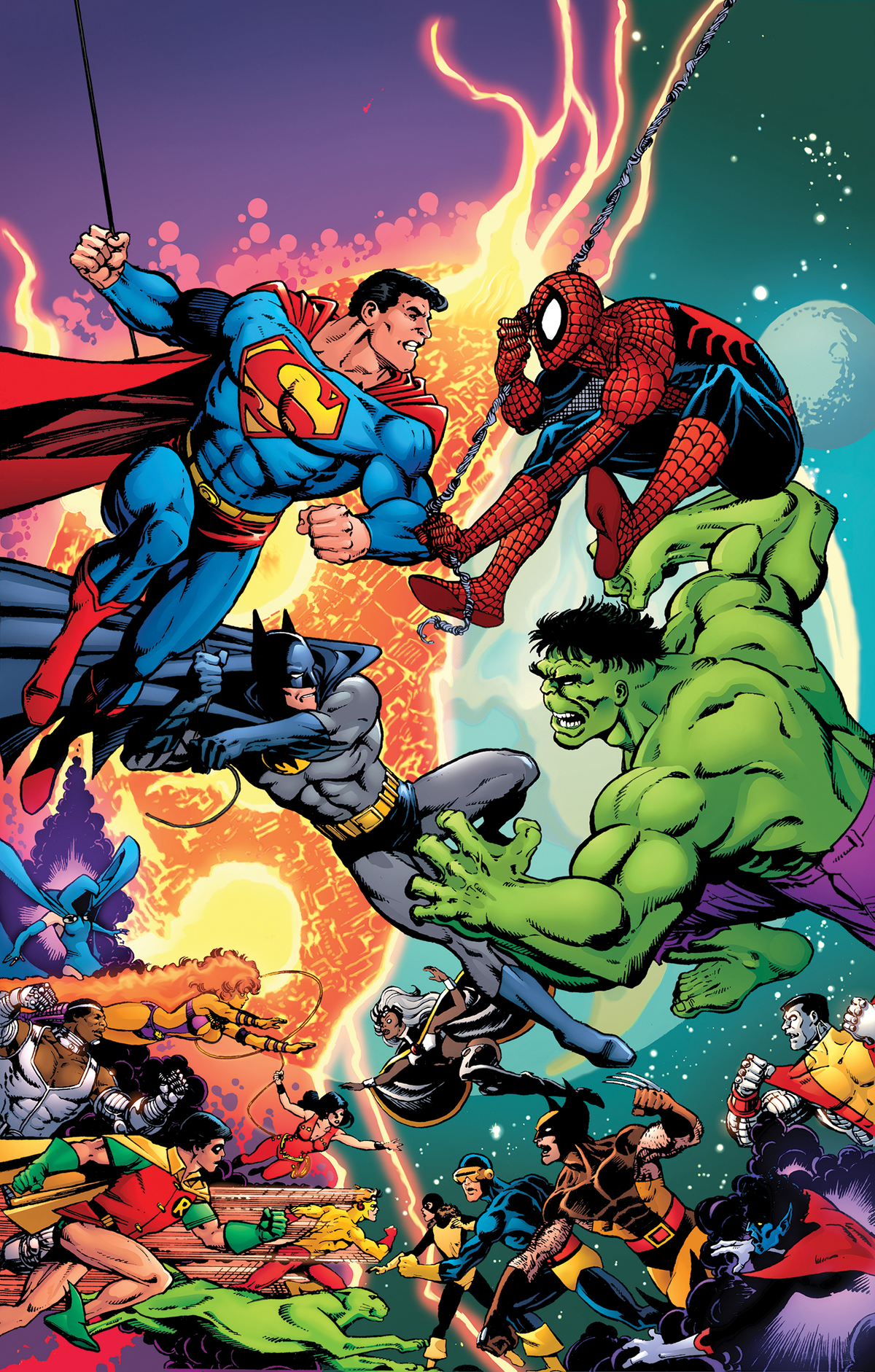 Art from DC vs Marvel