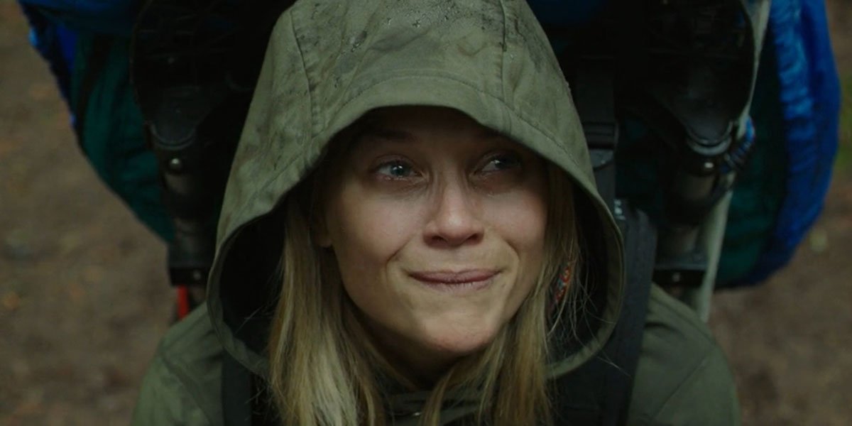 Reese Witherspoon freaking out during Wild