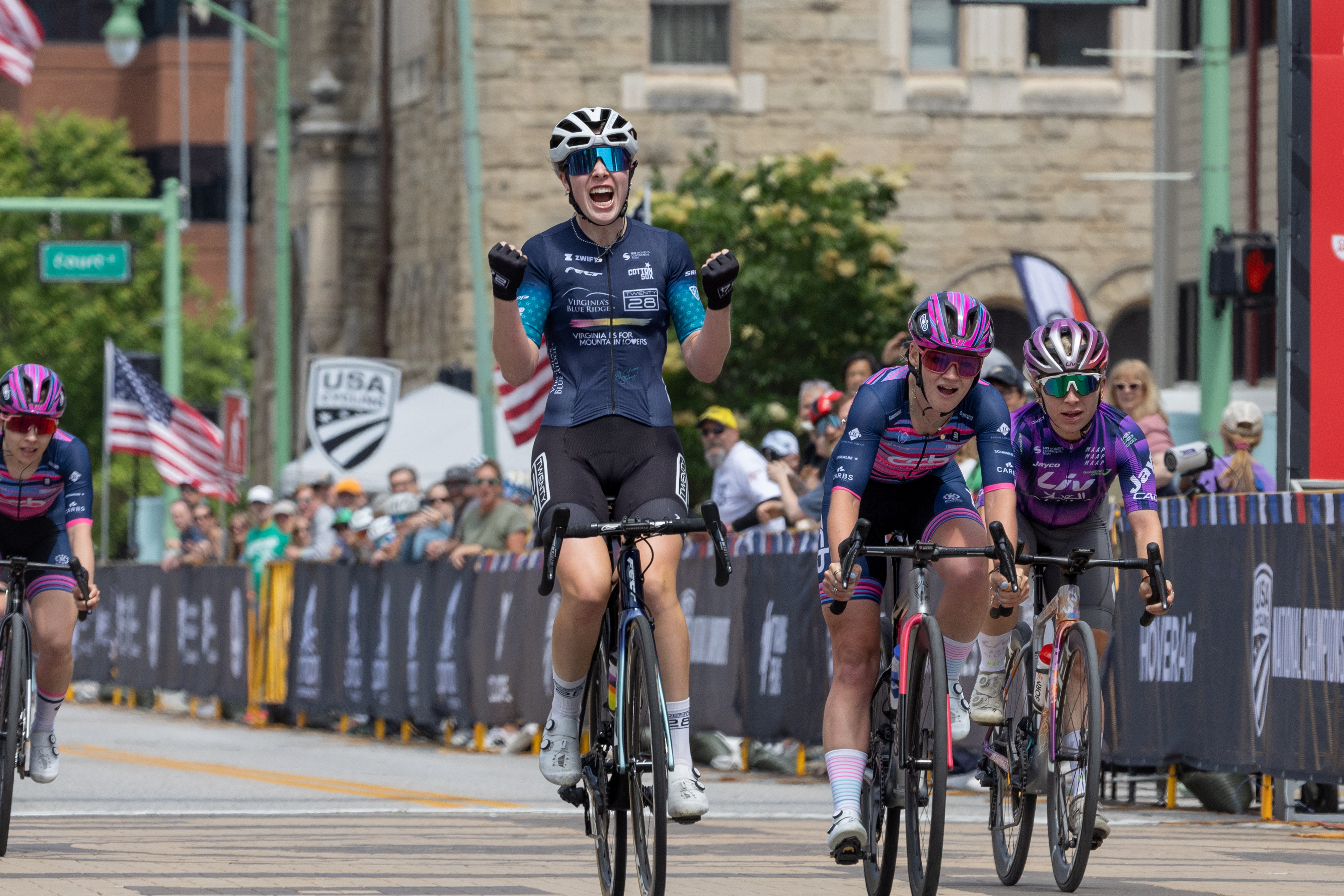 Ella Sabo wins under-23 road race title