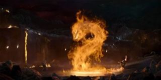 Liu Kang Summons His Fire Dragon To Eat Kabal Mortal Kombat