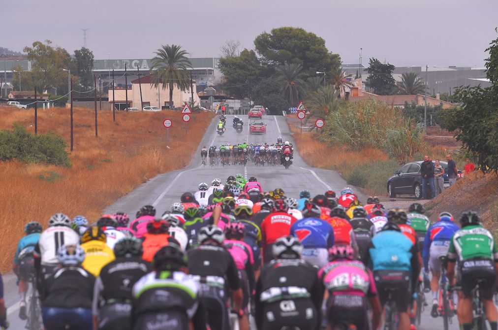 Splits in the pack at the Vuelta a Espa&ntilde;a
