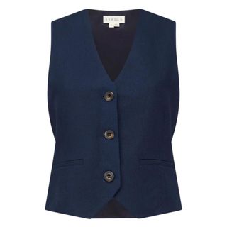 Aspiga Linen Blend Waistcoat