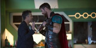 Thor and Bruce Banner in Thor: Ragnarok