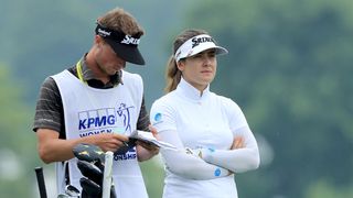 Nate Blasko and Hannah Green at the 2019 Women's PGA Championship