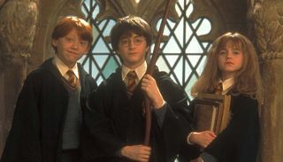 Ron Harry and Hermione together Harry Potter and the Chamber of Secrets