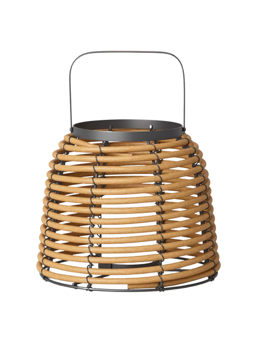 Rattan LED Outdoor Lantern -