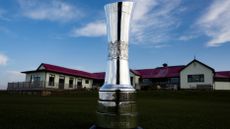 AIG Women's Open trophy at Royal Porthcawl