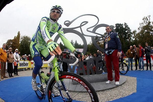 Andrea No&egrave; (Liquigas) ready to end the season.