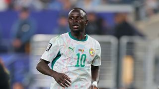 EAST RUTHERFORD, NJ - JUNE 22: Sadio Mane #10 of Senegal during the second half of the FIFA World Cup 2026 Group I Match between Norway and Senegal on June 22, 2026 at New York/New Jersey Stadium in East Rutherford, New Jersey. (Photo by Rich Graessle/Icon Sportswire via Getty Images)