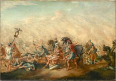 Death of Paulus Aemilius at the Battle of Cannae