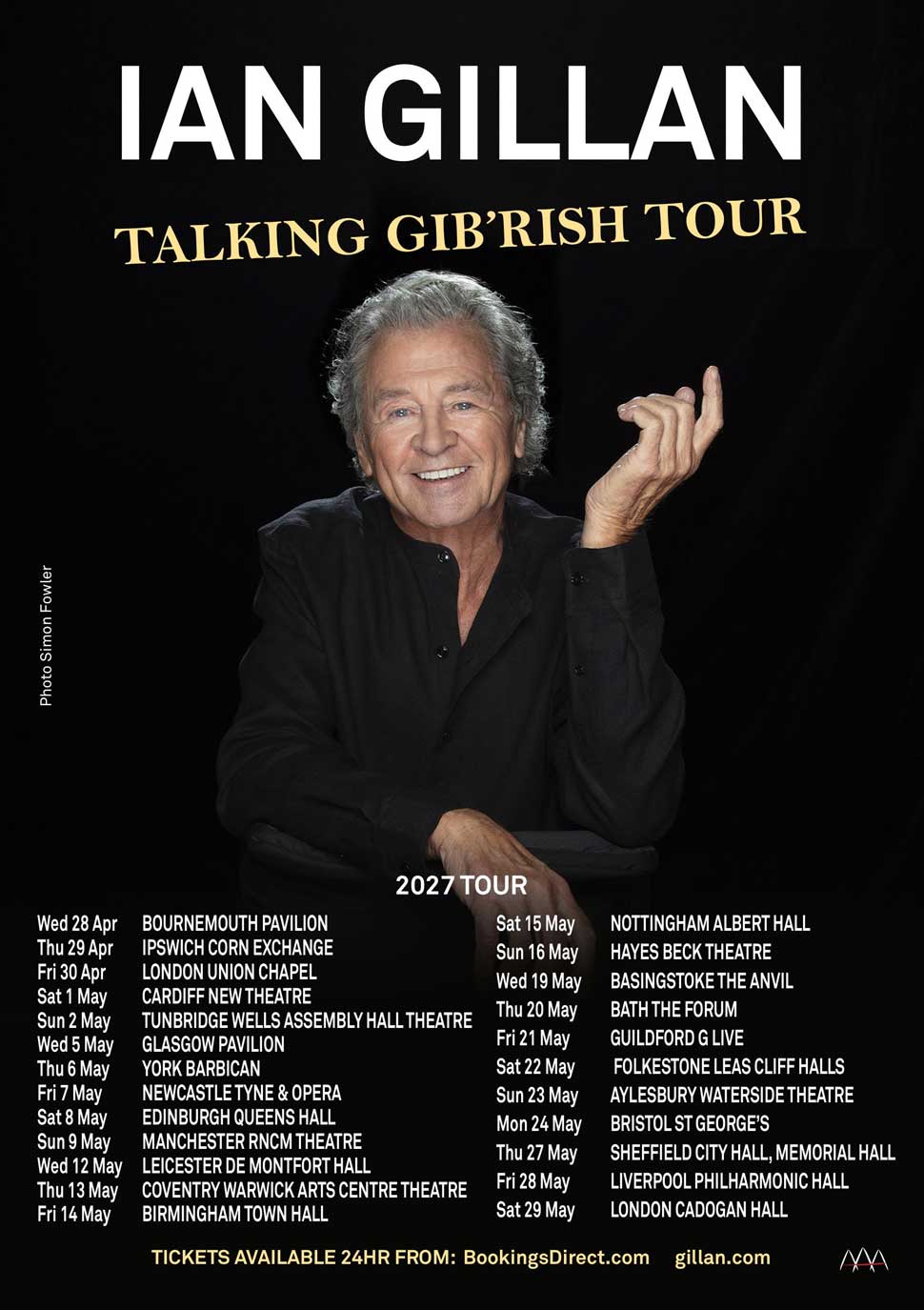 Talking Gib'rish tour poster