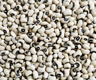 A selection of dried black-eyed peas