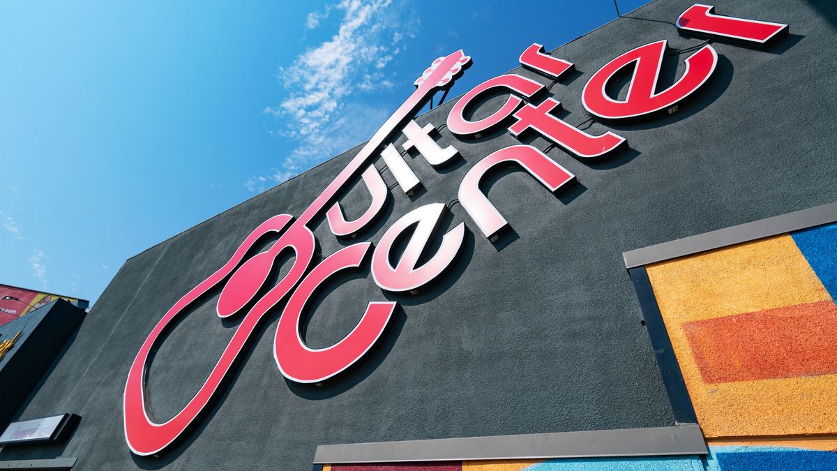 General views of the Hollywood Rock Walk at the Guitar Center on the Sunset Strip after the announcement of rock legend Eddie Van Halen&#039;s death on October 06, 2020 in Hollywood, California