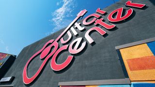 General views of the Hollywood Rock Walk at the Guitar Center on the Sunset Strip after the announcement of rock legend Eddie Van Halen's death on October 06, 2020 in Hollywood, California