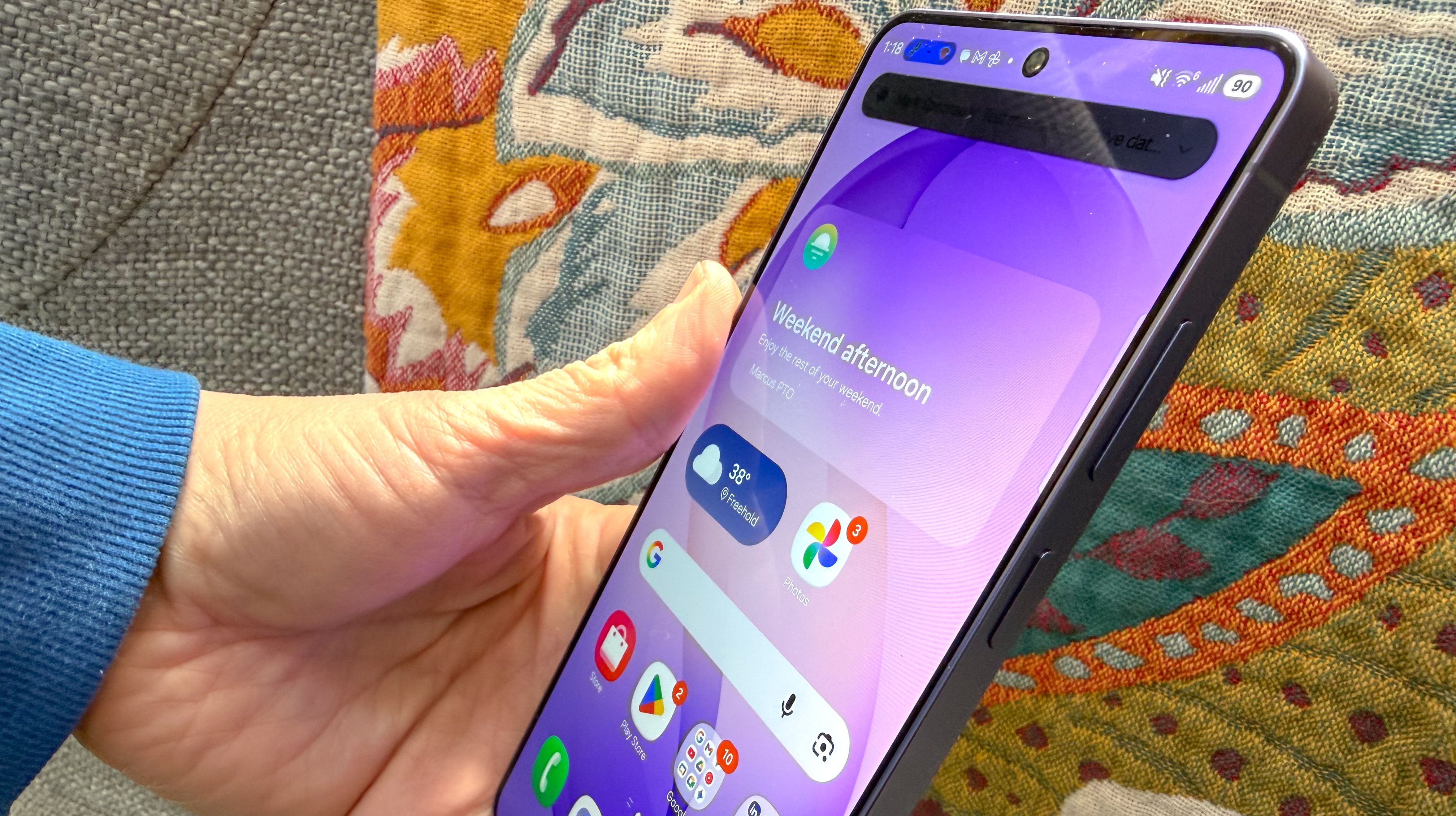 Samsung Galaxy S26 Ultra shown in hand