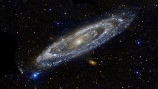 Image of disk-galaxy Andromeda taken by Hubble space telescope