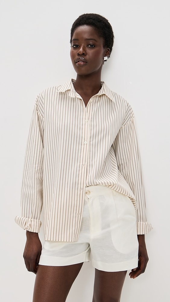 Simonett Stripe Oversized Blouse