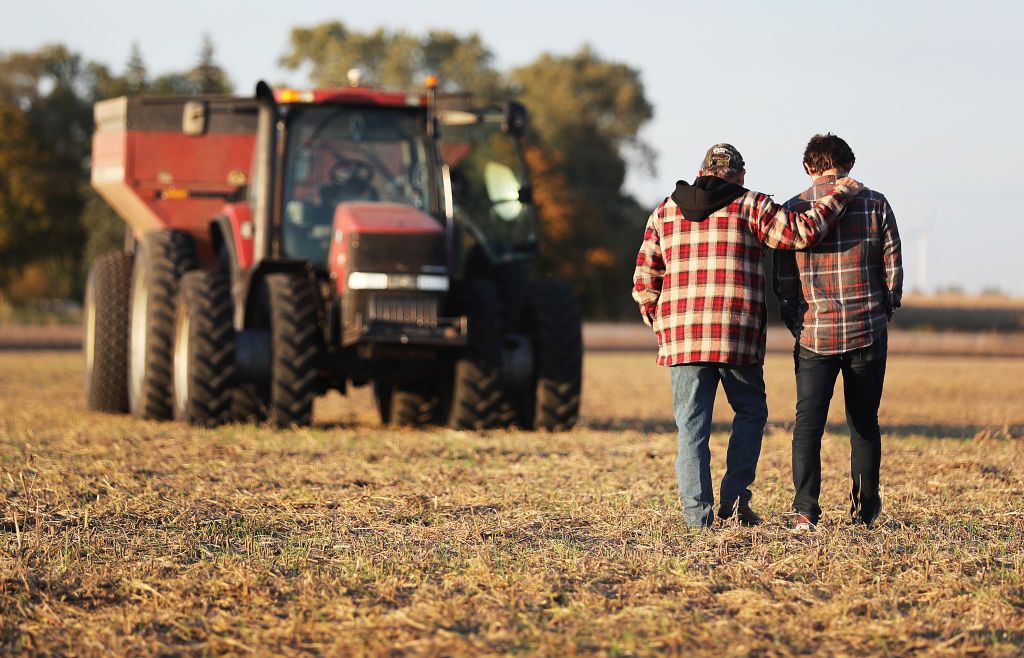 Farmers in Iowa