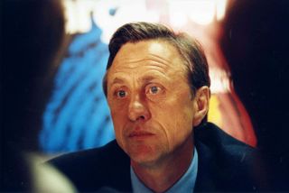 Johan Cruyff pictured in August 1996.