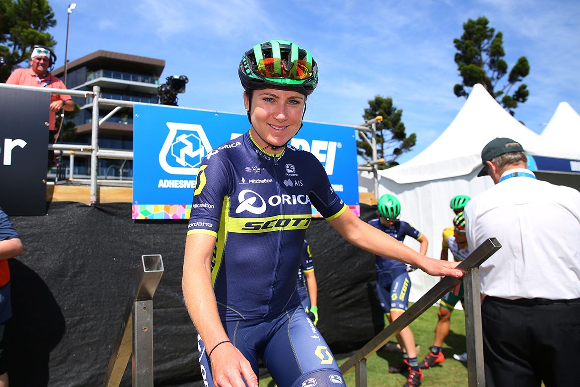 Annemiek van Vleuten was smiling all day long