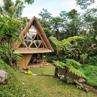 airbnbs bamboo hut