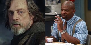 terry crews and Mark Hamill chat