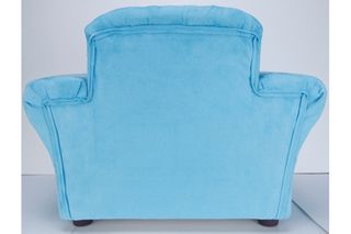 Club style chair, back view