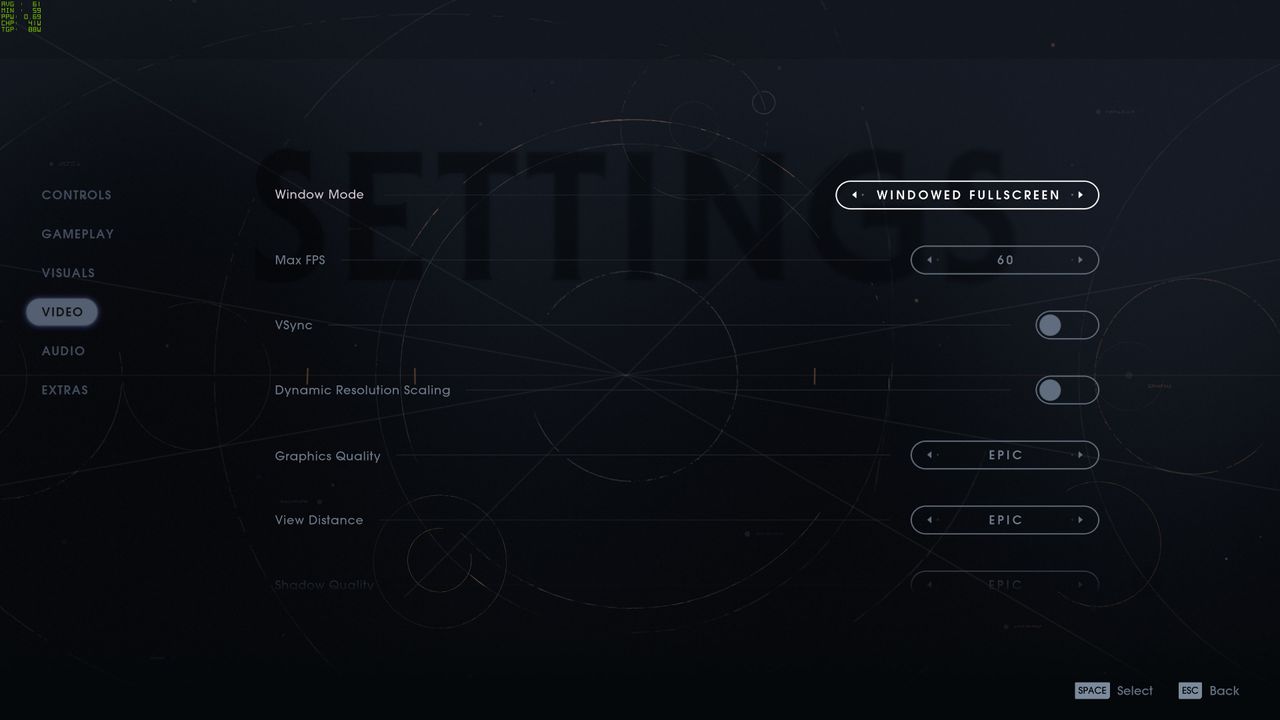 Star Wars Jedi Fallen Order performance, settings, and image quality