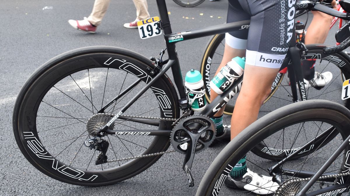 Emanuel Buchmann of Bora-Hansgrohe also rode the new Specialized Tarmac