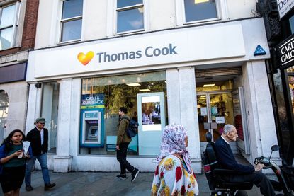A Thomas Cook office in London.