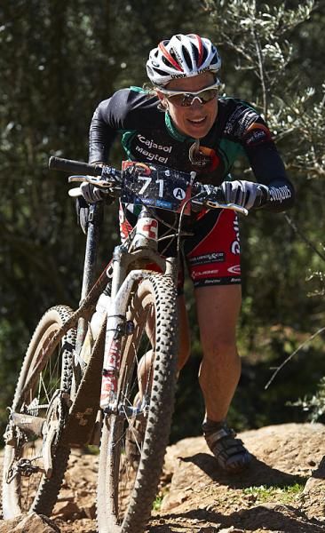 Women's co-leader Kristine N&oslash;rgaard (Topeak-Ergon)