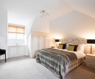 double bedroom in loft conversion