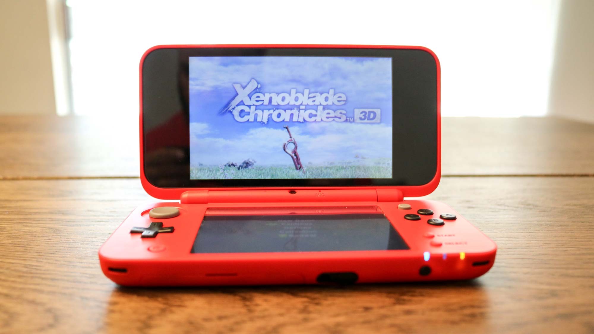 Xenoblade Chronicles 3D on a 2DS XL