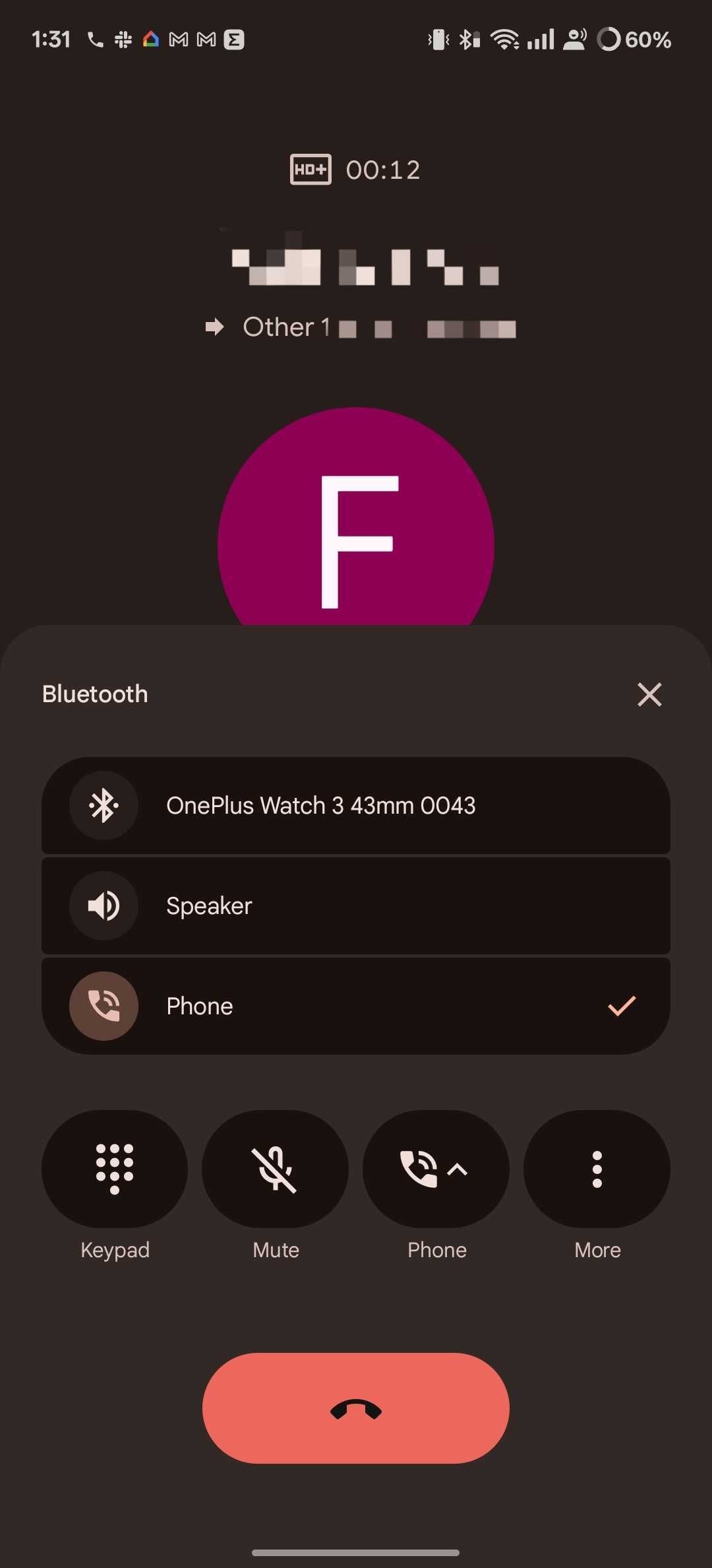 new UI for the Google Phone app