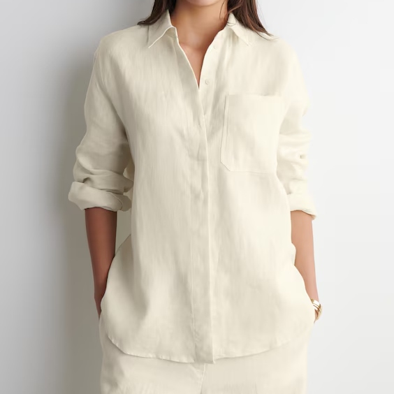 Cos Oversized Linen Shirt