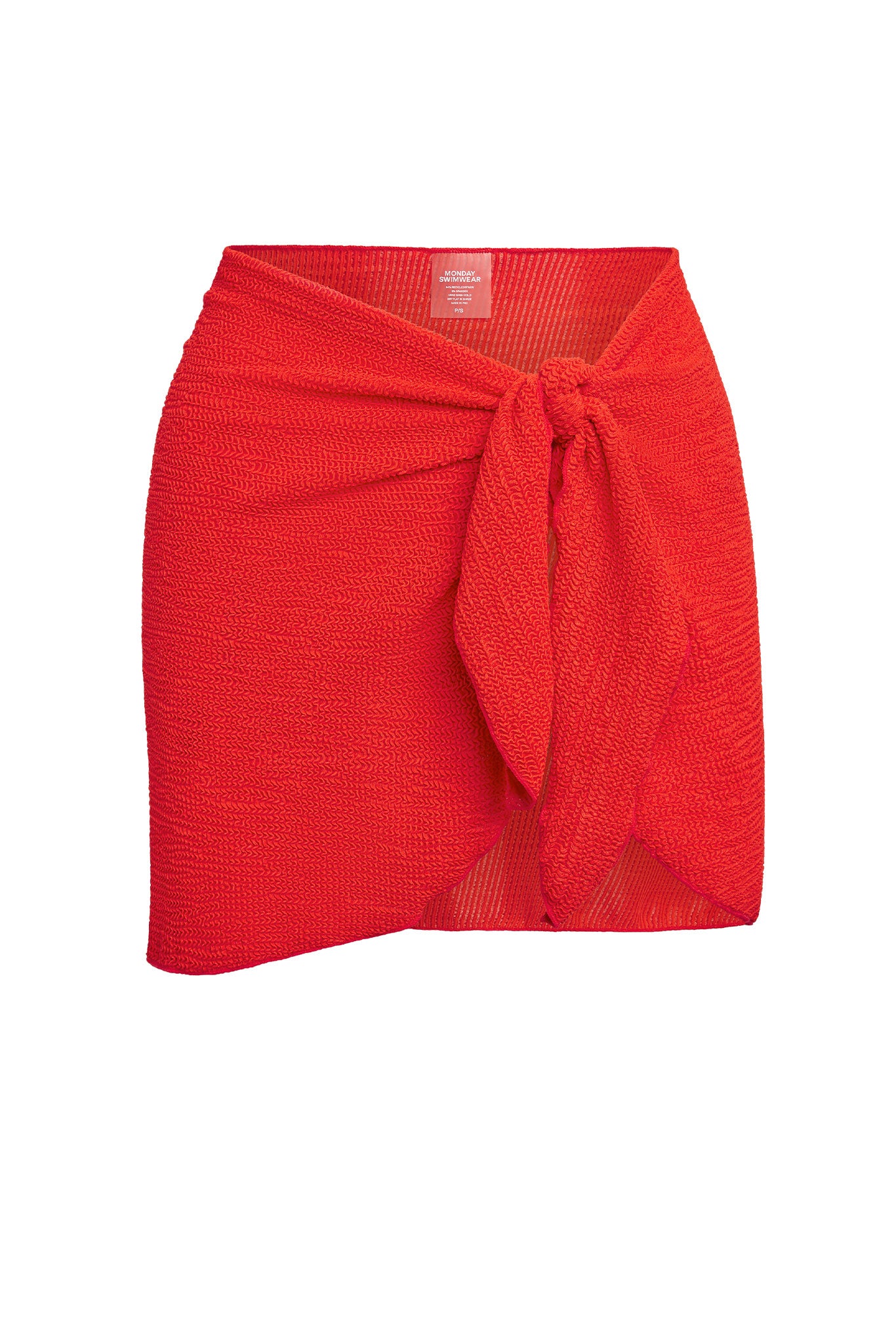 St. Barth's Skirt - Chili Pepper Crinkle - Chili Pepper Crinkle / P/s