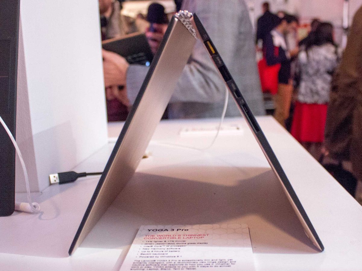 Lenovo Yoga Pro 3 standing