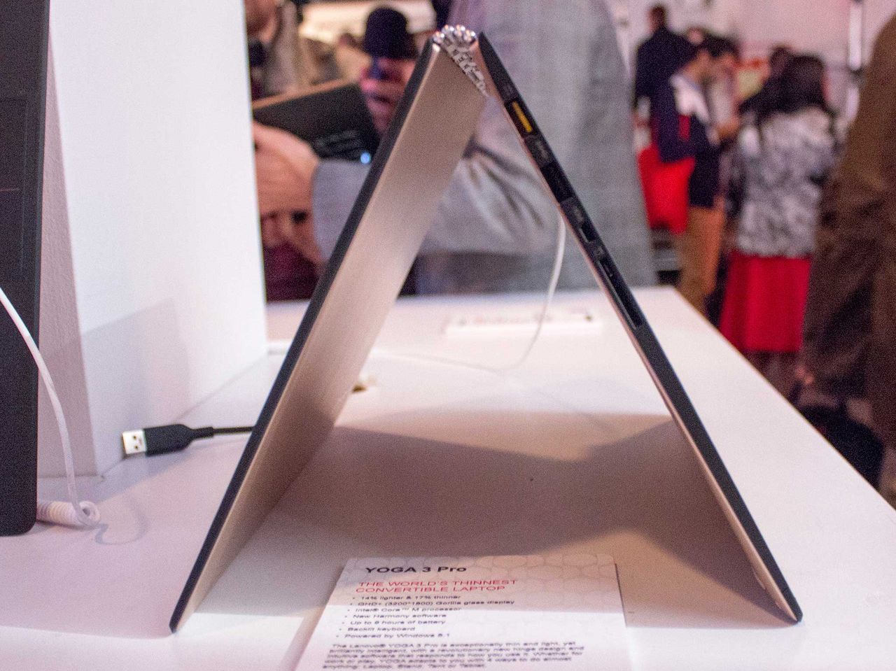 Lenovo Yoga Pro 3 standing