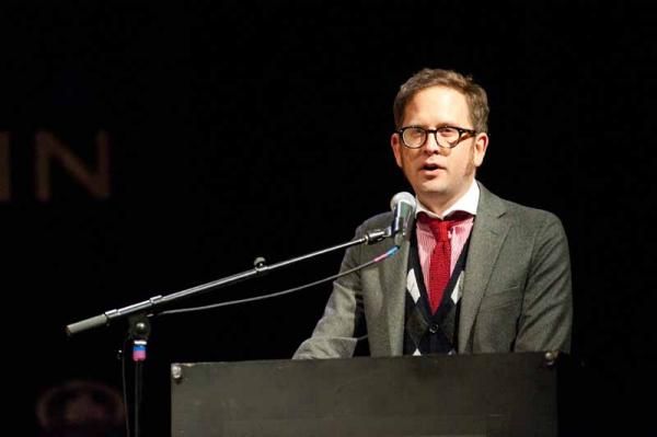 Team CEO Jonathan Vaughters at the team presentation