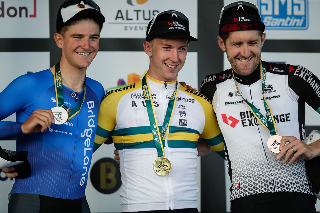 The elite men's race at the 2021 Australian criterium championships