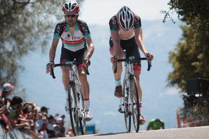 Riders had to dig deep for the steep grade of the Diablo climb.