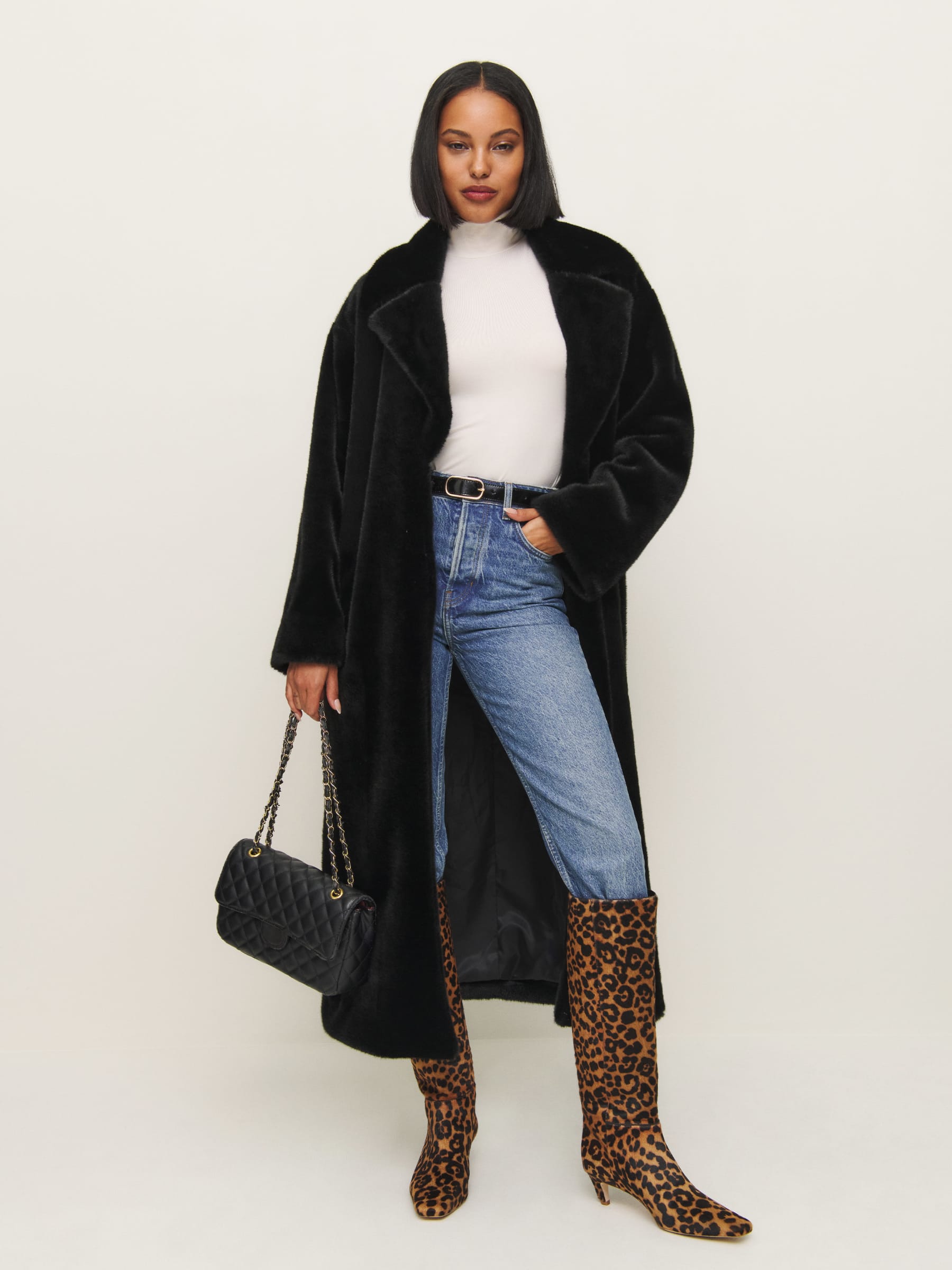 Chloe Faux Fur Oversized Coat
