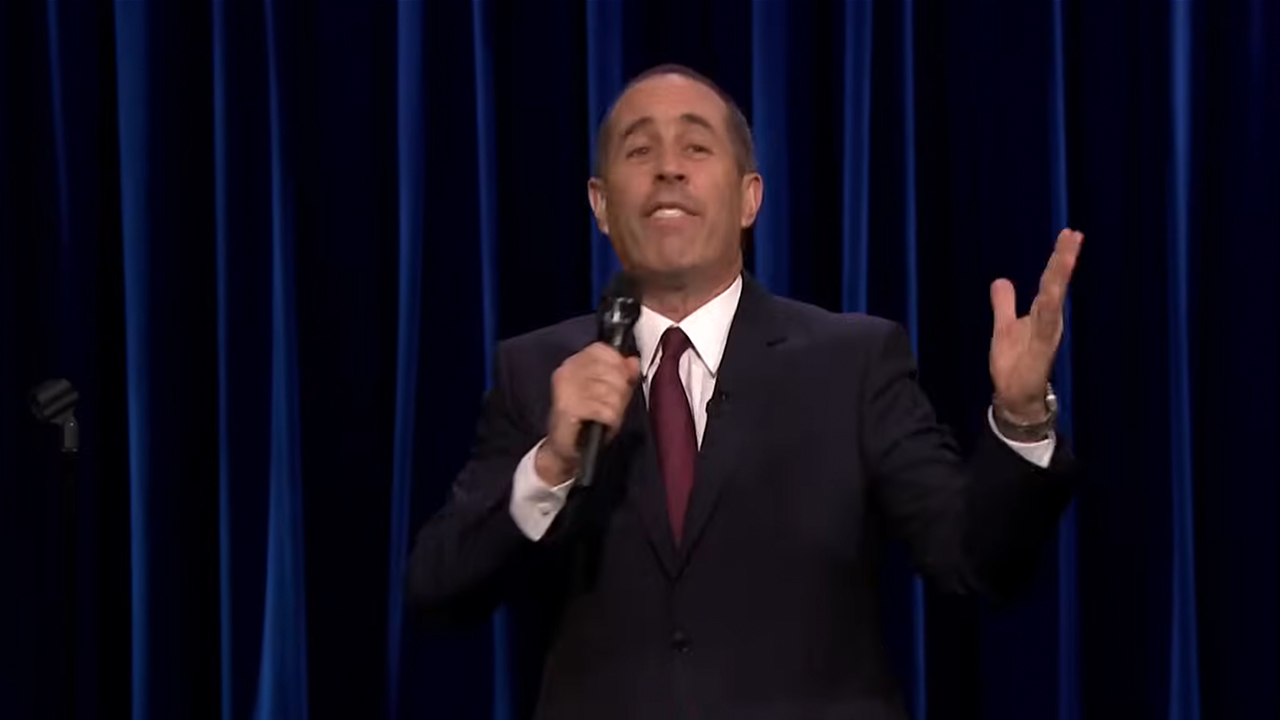 Jerry Seinfeld doing standing